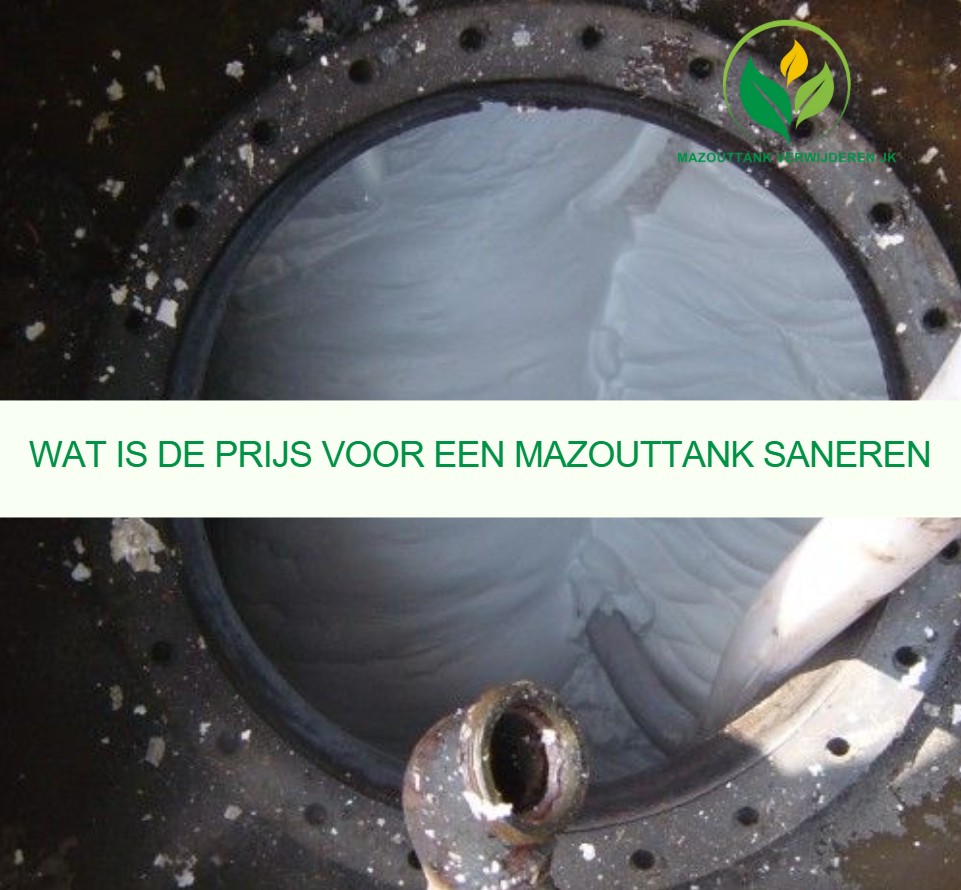 Wat is de prijs voor een mazouttank saneren